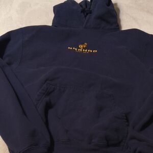 Navy Blue Bronco Hoodie Sweater